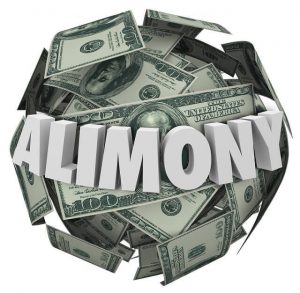 Las Vegas alimony lawyers - alimony sign with money